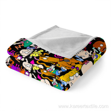 Wholesale Digital Printed Blankets flannel Blankets Throw
